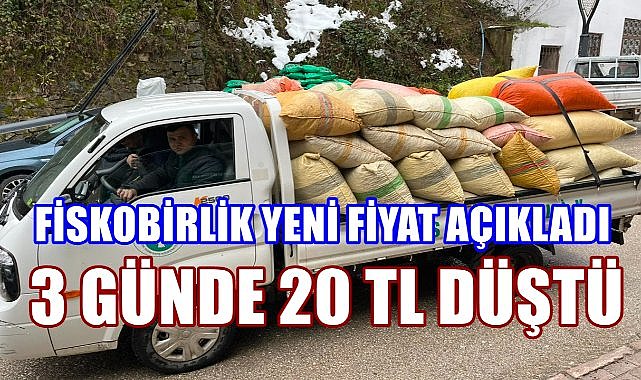 Fiskobirlik Fındık Fiyatını 3 Günde 20 TL Düşürdü!