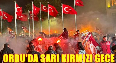 Galatasaray'ın Şampiyonluğu Ordu'da Coşkuyla Kutlanıyor; Sarı Kırmızı Taraftarlar Şehir Turu Atıyor