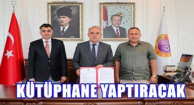 Hayırsever Fatih Ölmez'den Eğitime Destek; Aydınlar Okuluna Kütüphane Yaptıracak