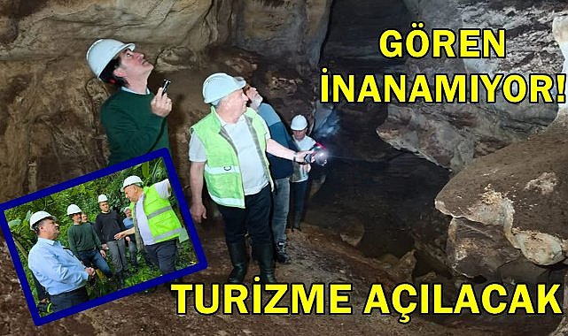 İçerisinde Şelale Olan Mağara Ordu Turizmine Kazandırılıyor; Yazkonağı Mağarası Ziyarete Açılıyor