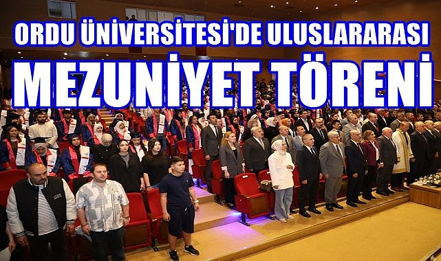 Japonya'dan Kazakistan'a Kültür Elçileri Ordu Üniversitesi'nden Mezun Oldu