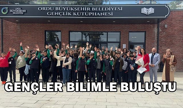 Kirazlimanı Gençlik Kütüphanesi&#039;nde Bilim Rüzgarı Esti