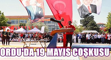 Ordu'da 19 Mayıs Coşkusu; Gençlik Bayramı Törenlerle Kutlandı