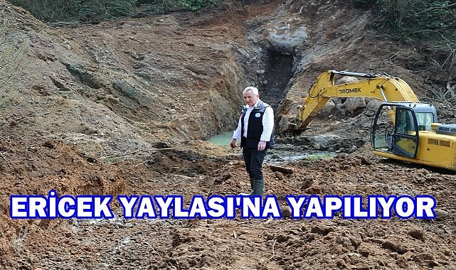 Ordu'da 64.Gölet Çalışması Başladı; İşte Detaylar