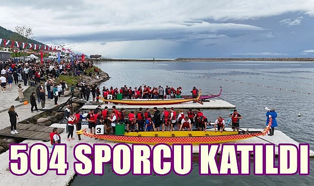 Ordu'da Dragon Bot Yarışları Nefesleri Kesti; 42 Takım Mücadele Etti