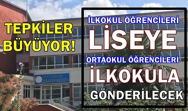 Ordu'da Garip Bir Karar; İlkokulu Öğrencisi Liseye, Ortaokul Öğrencisi İlkokula Gönderiliyor