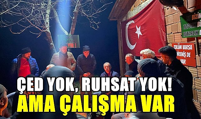 Ordu&#039;da Maden Krizi; ÇED, Ruhsat Yok! Ama Çalışma Var