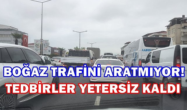 Ordu&#039;da Melet Köprüsü İstanbul Boğazı&#039;na Döndü; Trafik Kilitlendi
