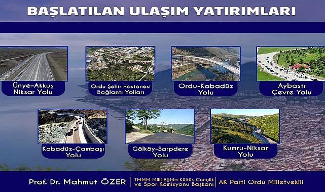 Ordu'da Ulaşım Hamlesi; Dev Yatırımlar Hayata Geçiriliyor