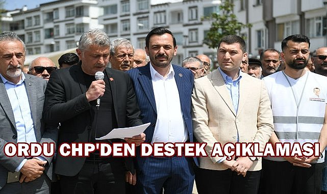 Ordu&#039;dan CHP Genel Başkanı Özel&#039;e Tam Destek!