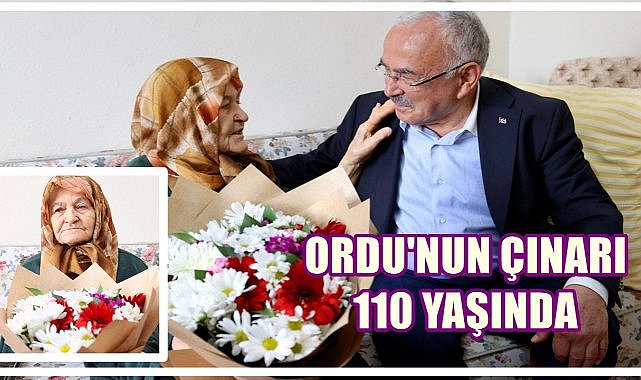 Ordu'nun Çınarı 110 Yaşındaki Hayriye Nine'ye Anneler Günü Sürprizi 