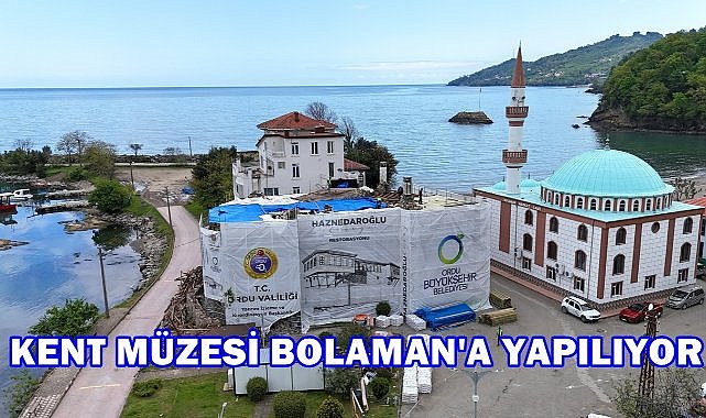 Ordu&#039;nun Gözbebeği Tarihi Konak Kent Müzesi Oluyor; Hazinedaroğlu Konağı&#039;nda Restorasyon Sürüyor