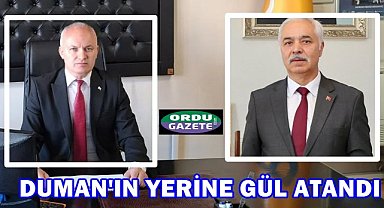 Ordu PTT Başmüdürlüğünde Görev Değişimi; Şinasi Duman'ın Yerine Ümit Gül Geldi