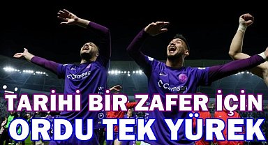Ordu Şehri Tek Yürek Oldu; 52 Orduspor Rövanş İçin Küçükçekmece Sinopspor'a Hazır