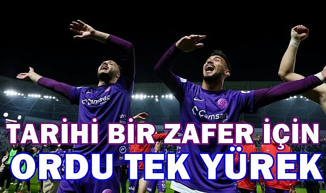 Ordu Şehri Tek Yürek Oldu; 52 Orduspor Rövanş İçin Küçükçekmece Sinopspor'a Hazır