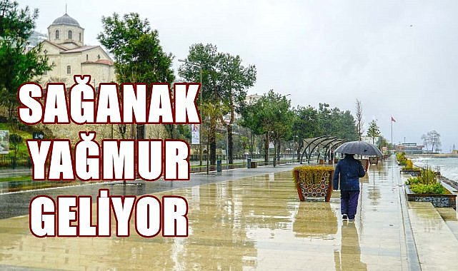 Ordu Valiliği Uyardı; Sağanak Yağmur Geliyor