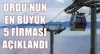 Ordulu 5 Firma Türkiye'nin En Büyük 500 Firması Arasına Girdi; İşte O Firmalar