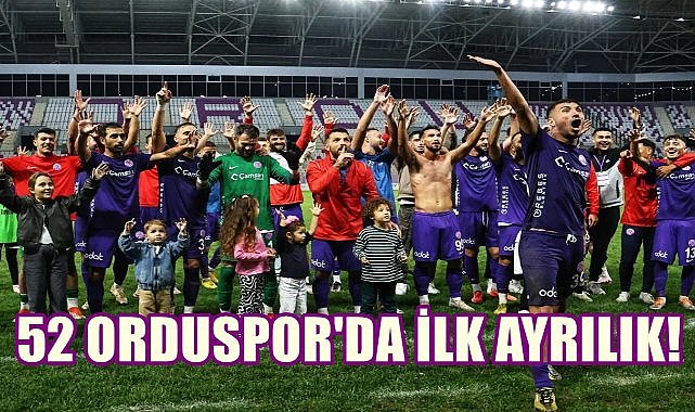 Şampiyon Olamayan 52 Orduspor&#039;da İlk Ayrılık; Başarılı Futbolcu Veda Etti