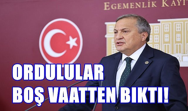 Seyit Torun: Ordulular Boş vaatlerden Bıktı!