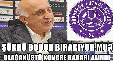 Şükrü Bodur Bırakıyor mu? 52 Orduspor'da Olağanüstü Kongre Kararı Alındı