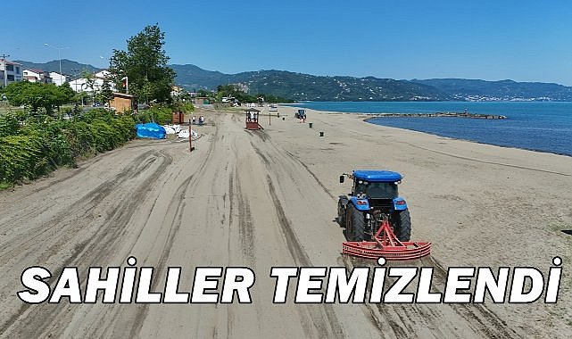 23 Plajda Yaz Mesaisi: Ordu’nun Sahilleri Göz Kamaştırıyor