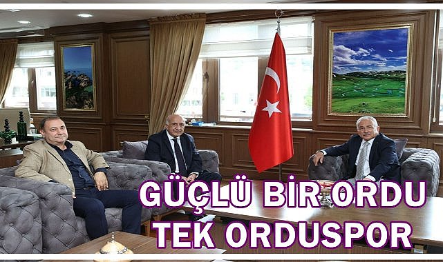 52 Orduspor Başkanı Bodur&#039;dan Başkan Güler&#039;e Ziyaret; Güçlü Ordu Tek Orduspor