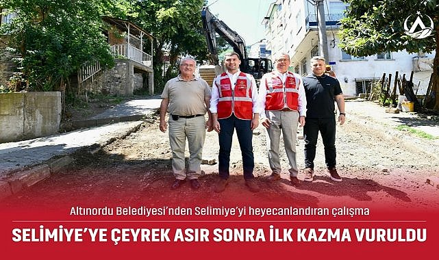 Altınordu Selimiye Mahallesi&#039;nde 25 Yıllık Soruna Neşter!