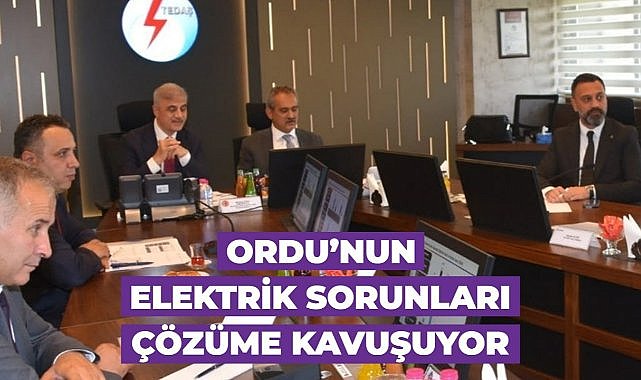 Elektrik Sorunu Masaya Yatırıldı: Ordu’ya Yeni Altyapı Geliyor