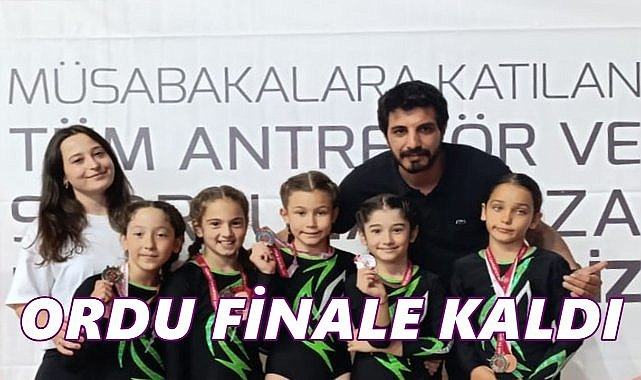 Ordu Cimnastikte Yine Kürsüde: ANALİG&#039;de İkinci Oldu