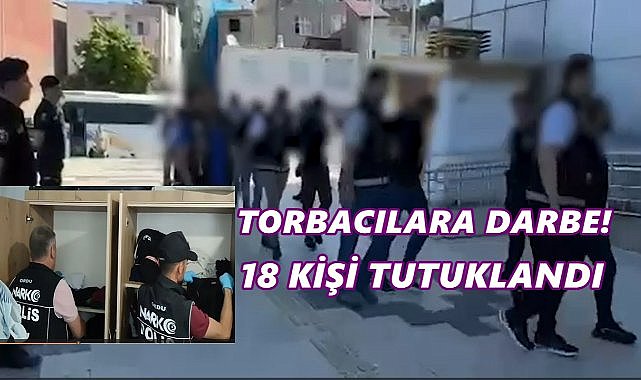 Ordu&#039;da Sokak Torbacılarına Operasyon; 18 Tutuklama