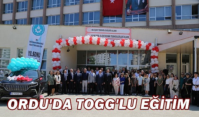 Ordu’da TOGG’lu Eğitim Dönemi Başladı;Geleceğin Ustaları TOGG'la Yetişecek