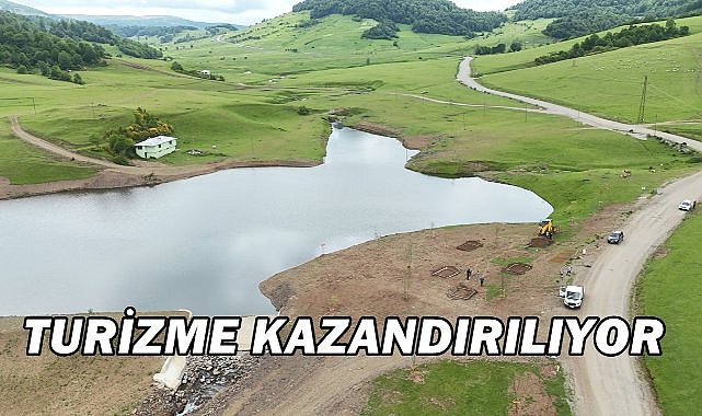 Ordu'da Uluvahta Yayla Göleti Turizme Kazandırılıyor