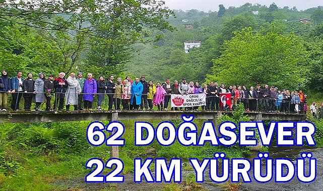 Ordu Dağcılık Spor Kulübü&#039;nden Zorlu Doğa Yürüyüşü: Sakarat Tepesi&#039;ne 62 Sporcu İle 22 Km Tırmanış