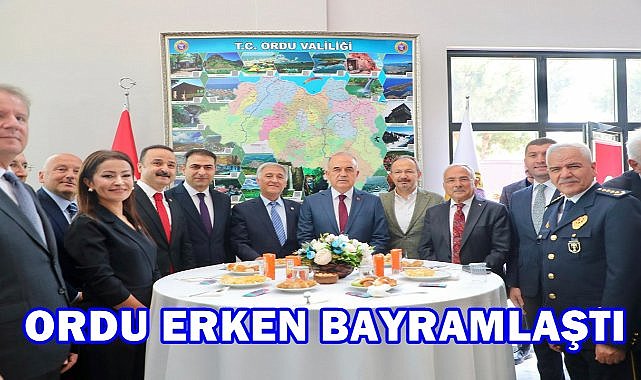 Ordu Erken Bayramlaştı; Kent Bayramlaşması Gerçekleştirildi