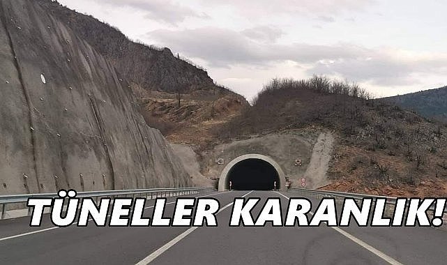 Ordu-Mesudiye Yolundaki Tünellerde Karanlık Tehlikesi!