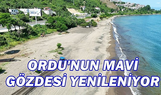 Ordu’nun Mavi Gözdesi Yenileniyor: Mavi Dünya Plajı Yaz Sezonuna Hazırlanıyor