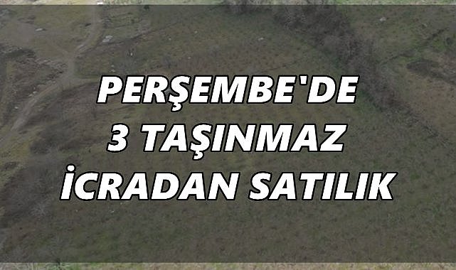 Perşembe’de 3 Taşınmaz İcradan Satışa Çıkıyor!