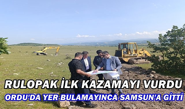 Rulopak, Havza OSB'de Yatırıma Başladı: İlk Kazma Vuruldu