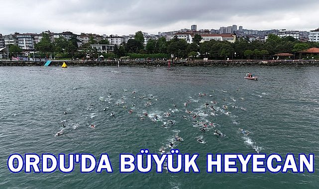 Triatlon Heeycanı Ordu&#039;da Yaşandı; 400 Sporcu Yarıştı