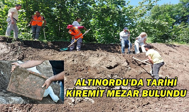 Yol Çalışmasında Tarih Çıktı: Altınordu’da Kiremit Mezarlar Bulundu