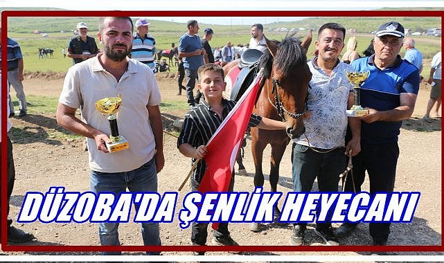 Düzoba Yaylası’nda Şenlik Coşkusu Başladı! At Yarışları Nefes Kesti