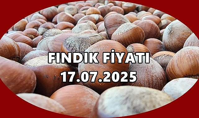 Fındık Fiyatı 17 Temmuz 2025 Perşembe
