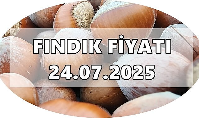 Fındık Fiyatı 24 Temmuz 2025 Perşembe