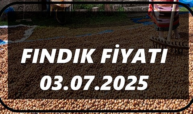 Fındık Fiyatı 3 Temmuz 2025 Perşembe