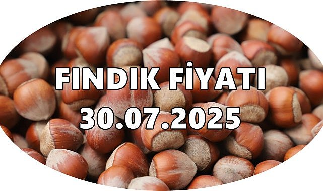 Fındık Fiyatı 30 Temmuz 2025 Çarşamba