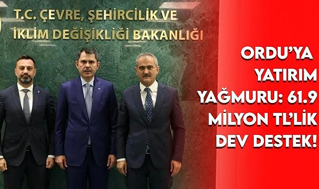 Mahmut Özer’den Ordu’ya Yatırım Müjdeleri: 50 Milyonluk Destek!