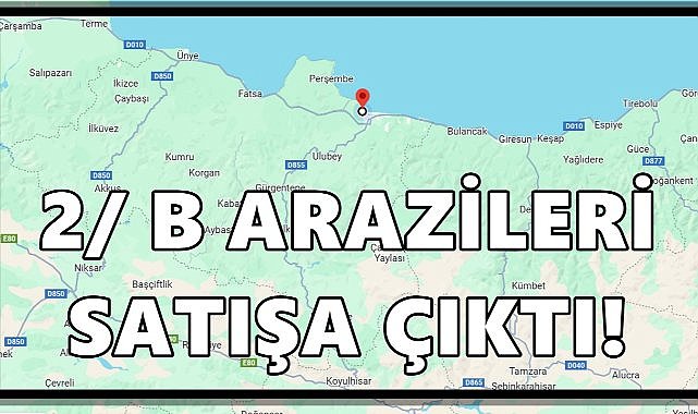 Ordu’da 9.434 Tapu Satışa Hazır! 2/B Arazilerde Son Durum