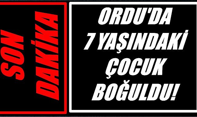 Ordu’da Acı Olay: Denize Giren 7 Yaşındaki Çocuk Kurtarılamadı