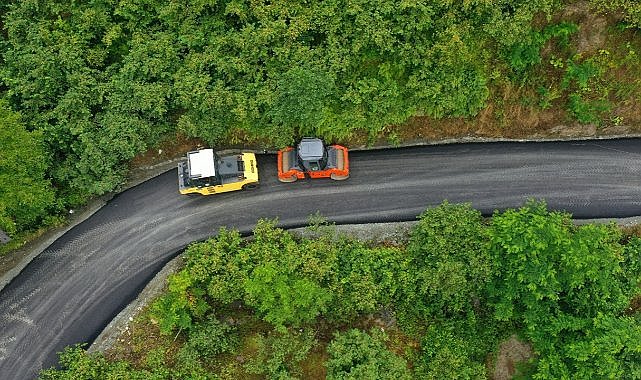 Ordu&#039;da Turizm Yoluna Sıcak Asfalt