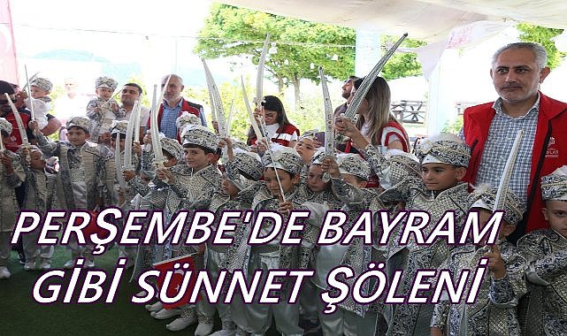 Perşembe&#039;de  Anlamlı Etkinlik: 46 Çocuğa Toplu Sünnet Şöleni Düzenlendi